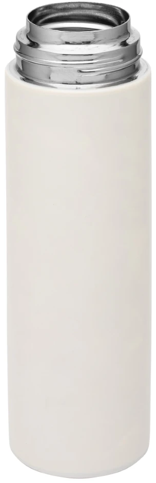 Thermos Termosas su puodelio formos dangteliu, 500 ml, baltas su auksiniu