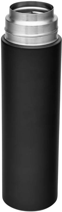Thermos Termosas su puodelio formos dangteliu, 580 ml, juodas