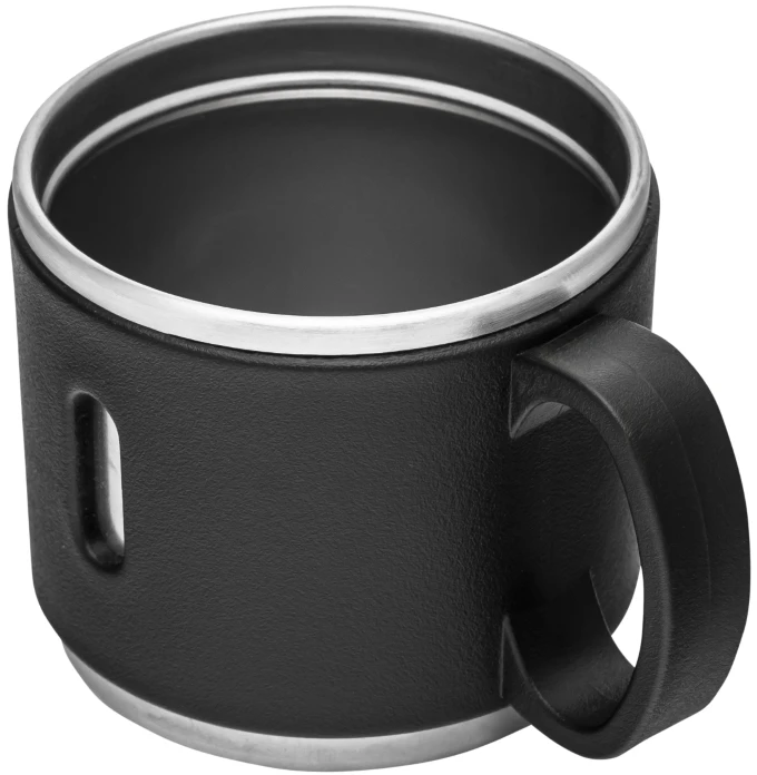 Thermos Termosas su puodelio formos dangteliu, 580 ml, juodas