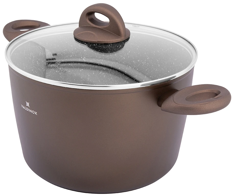 Valdinox Aurum casserole 24cm su dangčiu; 6L