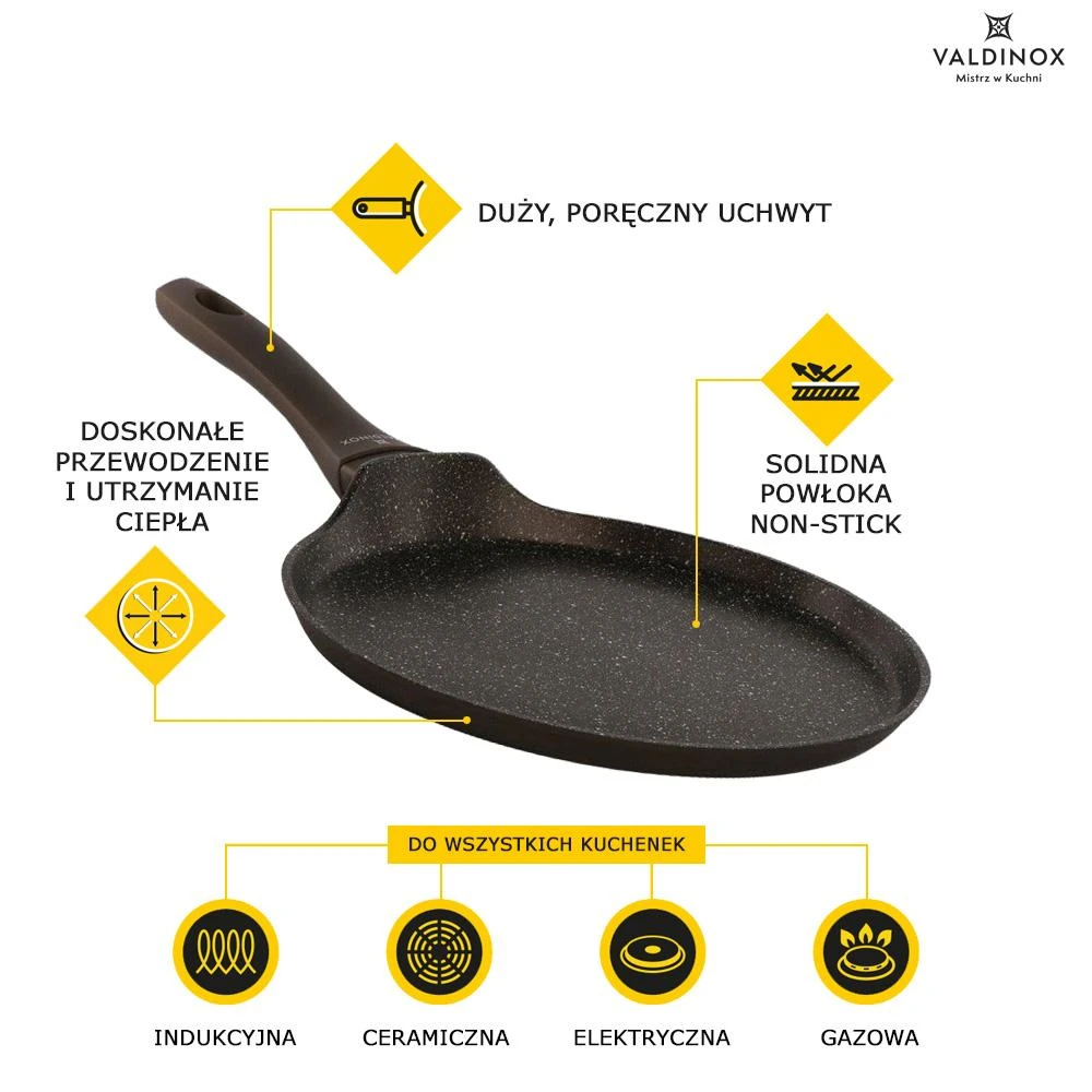 Valdinox Aurum blynų keptuvė 24cm