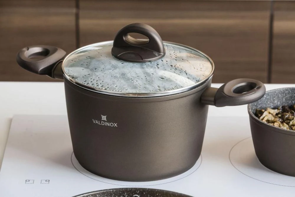 Valdinox Aurum casserole 24cm su dangčiu; 6L