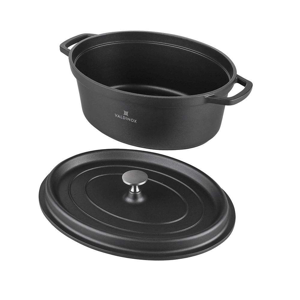 Valdinox Expert ovalios formos troškinimo puodas, 31x25cm, 5,0l