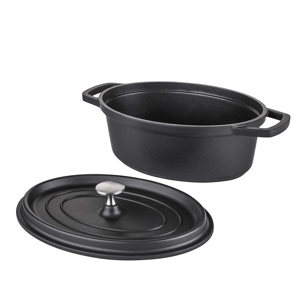 Valdinox Expert ovalios formos troškinimo puodas, 31x25cm, 5,0l