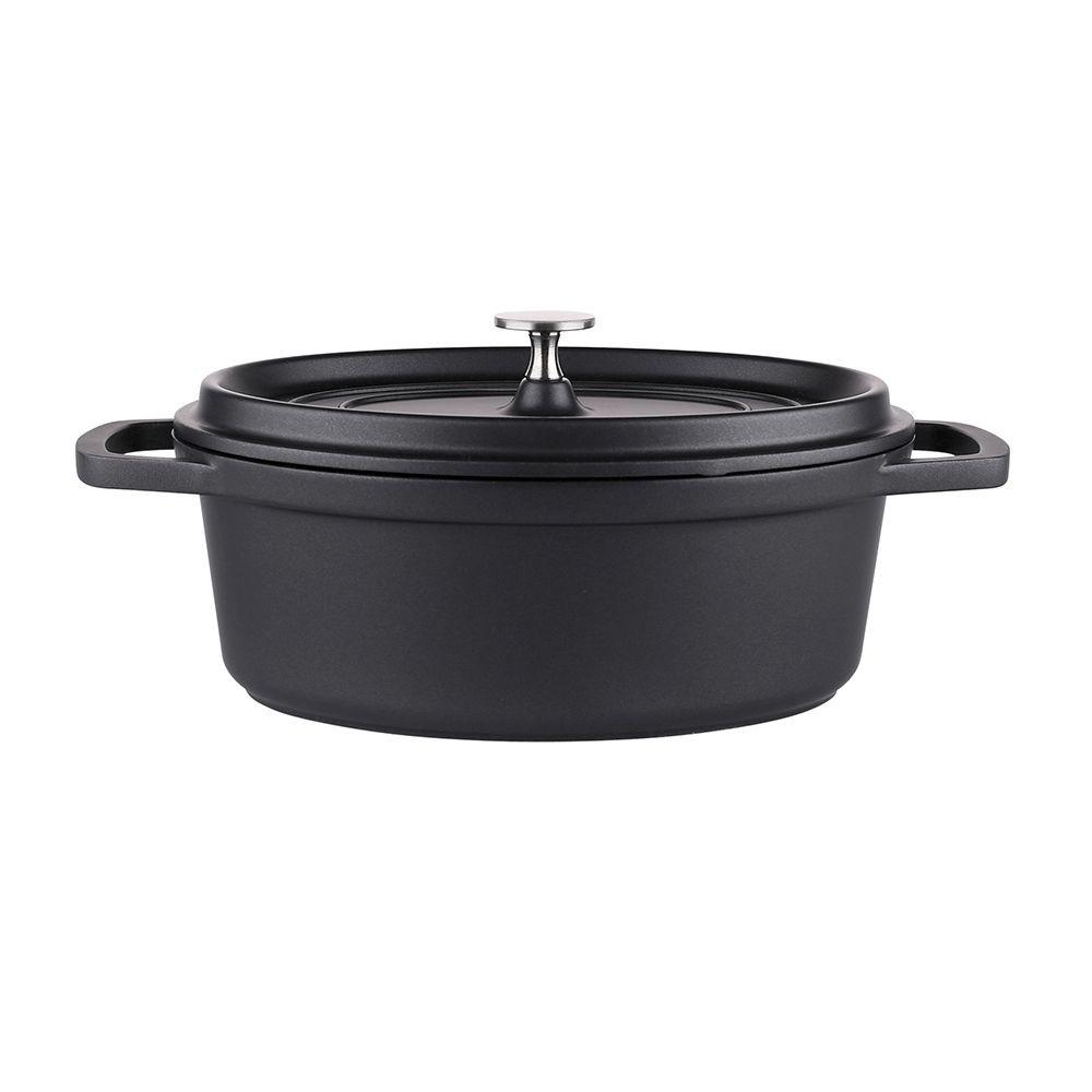 Valdinox Expert ovalios formos troškinimo puodas, 31x25cm, 5,0l