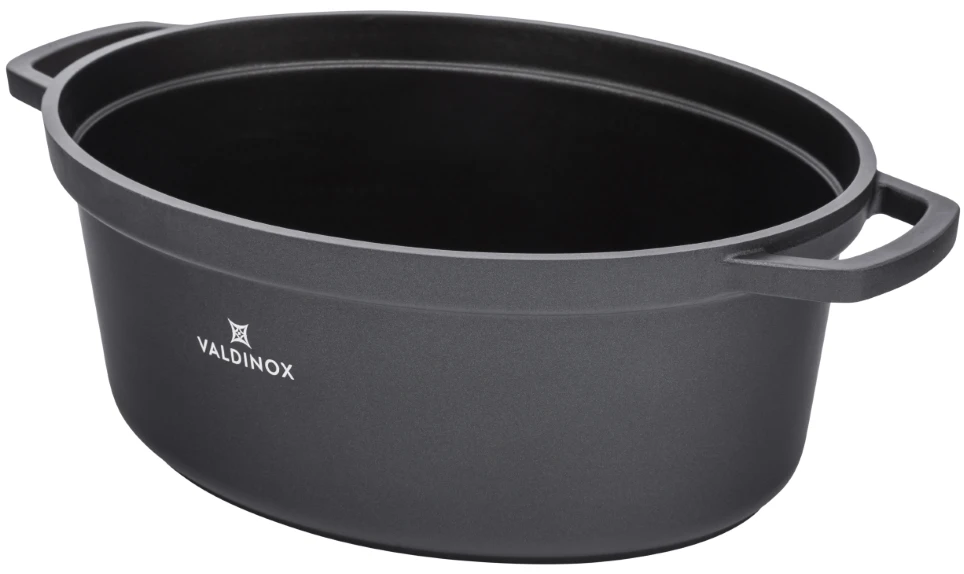 Valdinox Expert ovalios formos troškinimo puodas, 31x25cm, 5,0l