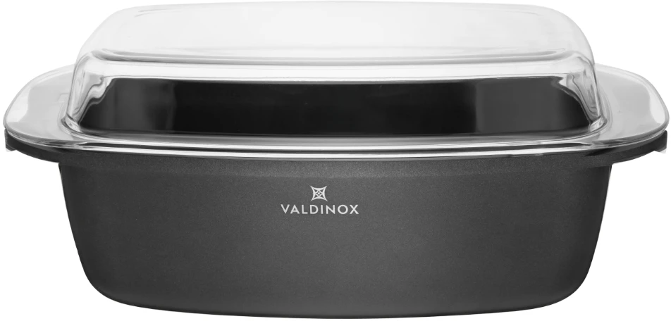 Valdinox Expert 5,7 l aliumininis kepimo indas su dangčiu