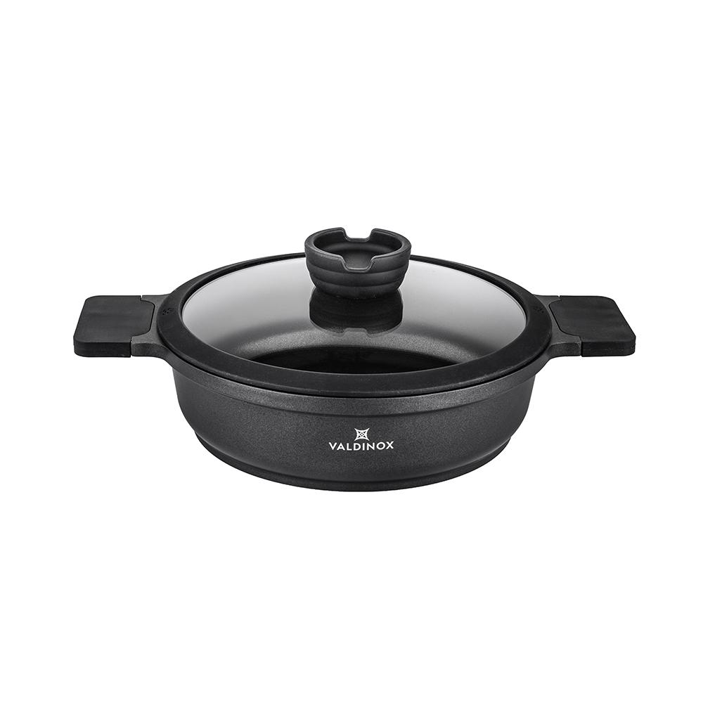 Valdinox Expert puodas 24 cm su dangčiu 2,5 l