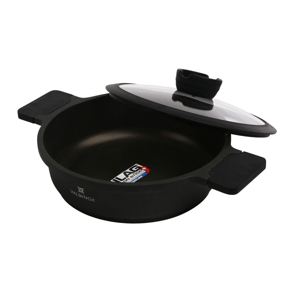 Valdinox Expert puodas 24 cm su dangčiu 2,5 l