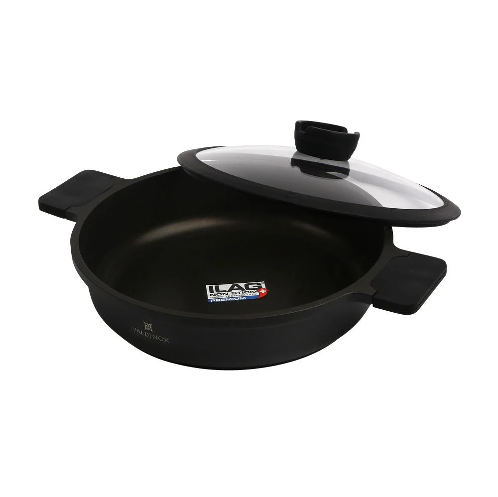 Valdinox Expert puodas 28 cm su dangčiu 3,5 l