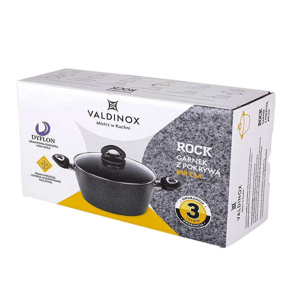 Valdinox ROCK 18 cm puodas, 1,7 l