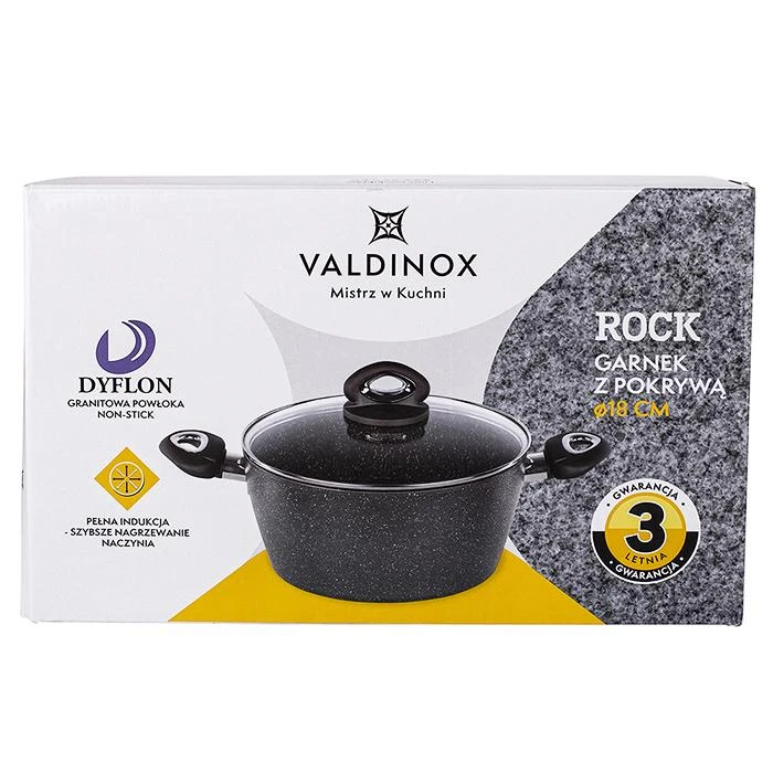 Valdinox ROCK 18 cm puodas, 1,7 l