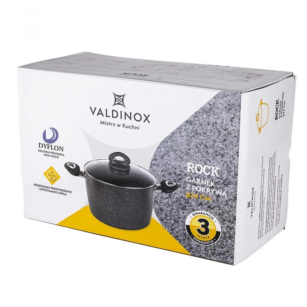 Valdinox ROCK 24 cm puodas, 6,0 l