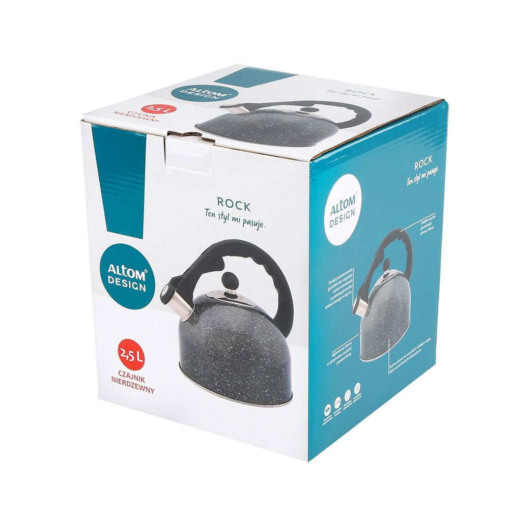 Lumarko Nerūdijantis plienas whistling virdulys Rock 2,5l.