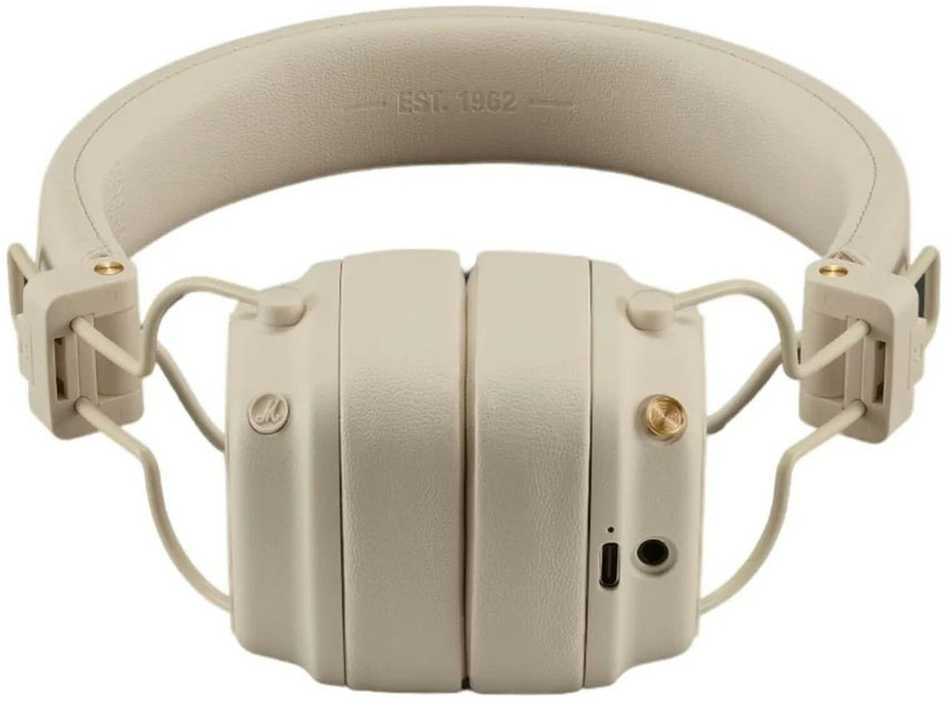 Ausinės Marshall Major V | Kreminės spalvos