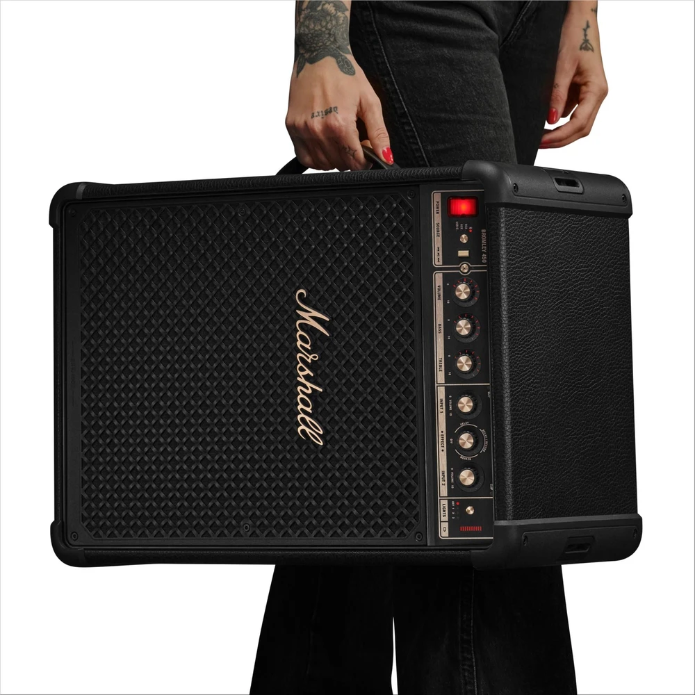 Belaidė kolonėlė Marshall Bromley 450, juodos spalvos