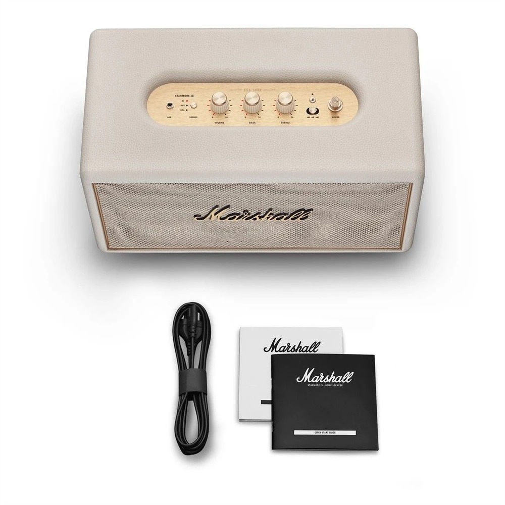 Bluetooth Garso kolonėlė Marshall Stanmore IV, kreminės spalvos