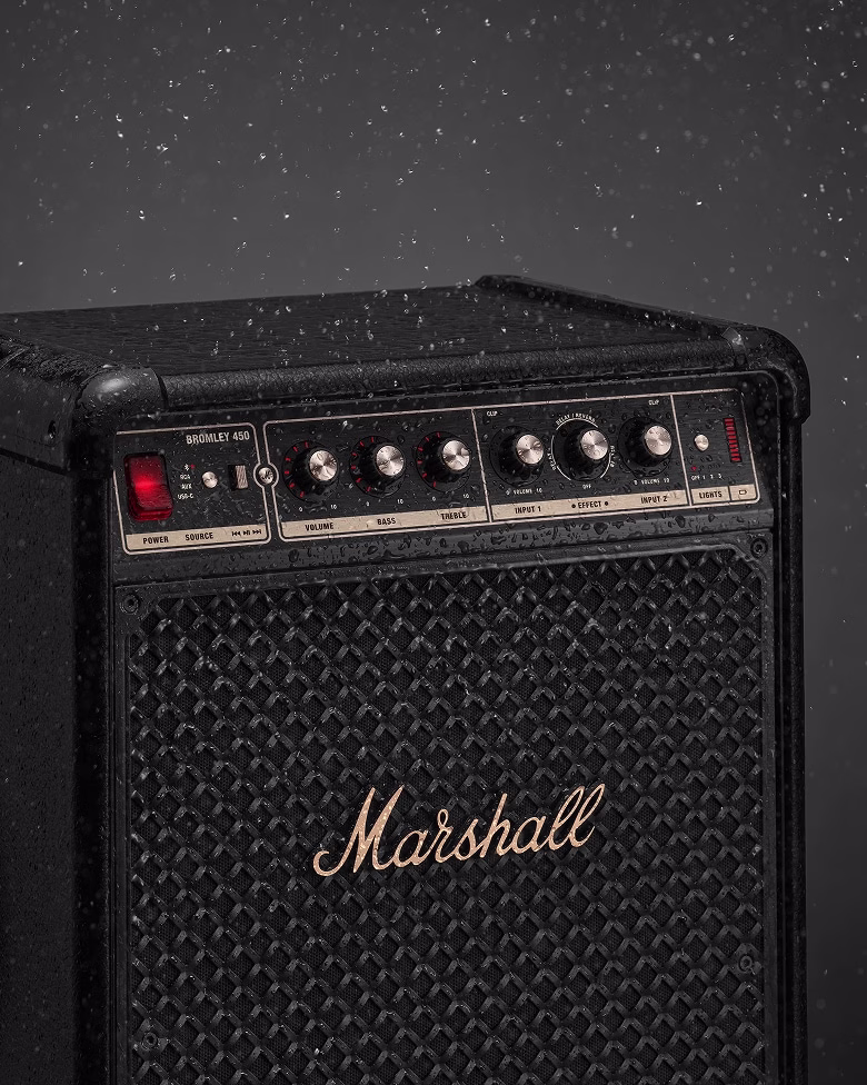 Belaidė kolonėlė Marshall Bromley 450, juodos spalvos aprašymas - Prekės nuotrauka