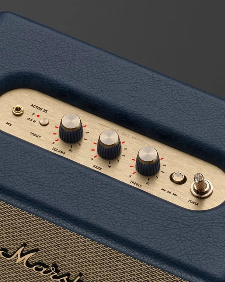 Garso kolonėlė Marshall Acton III Bluetooth Tamsiai mėlynos spalvos