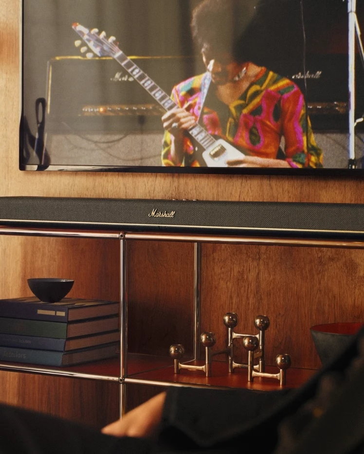 Marshall Heston 120 Garso kolonėlė su „Dolby Atmos“ įtraukiančiu garsu, juodos spalvos