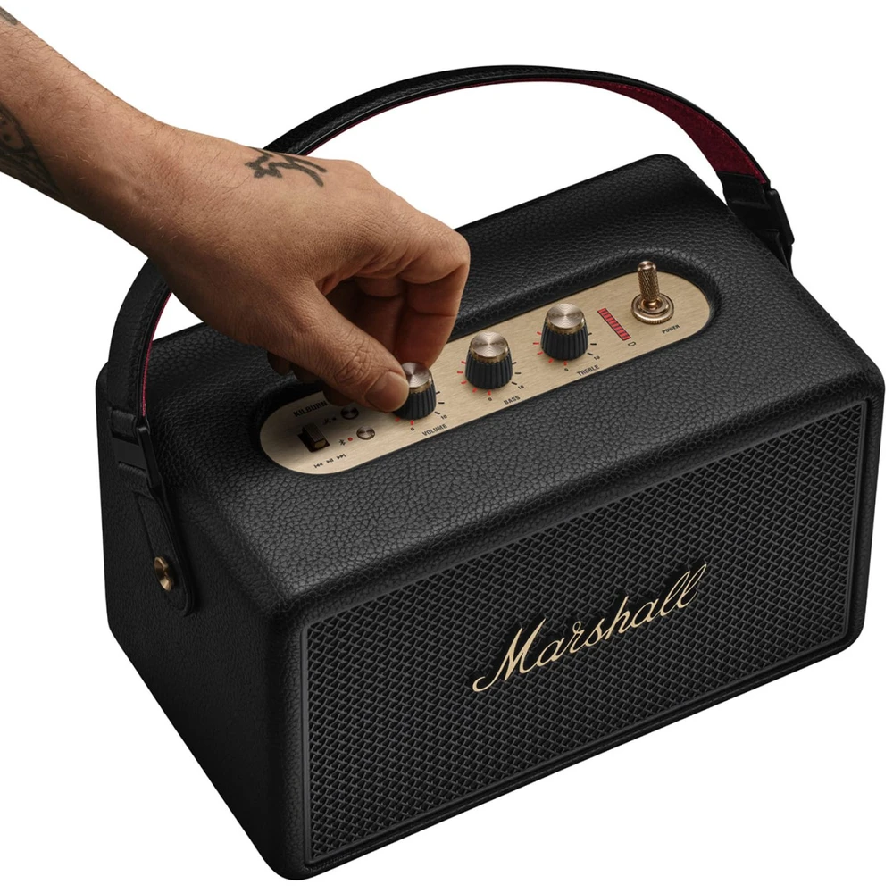 Marshall Kilburn III kolonėlė, juodos ir žalvario spalvos