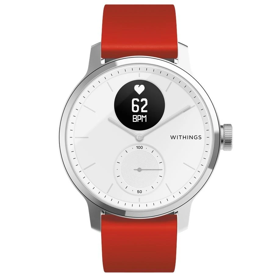 Silikoninis dirželis Withings 40mm, raudonas