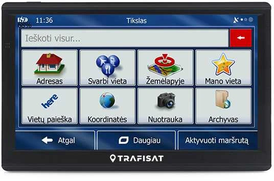 Automobilinė 7" navigacija sunkvežimiui ir lengvajam Trafisat CW7132 Truck