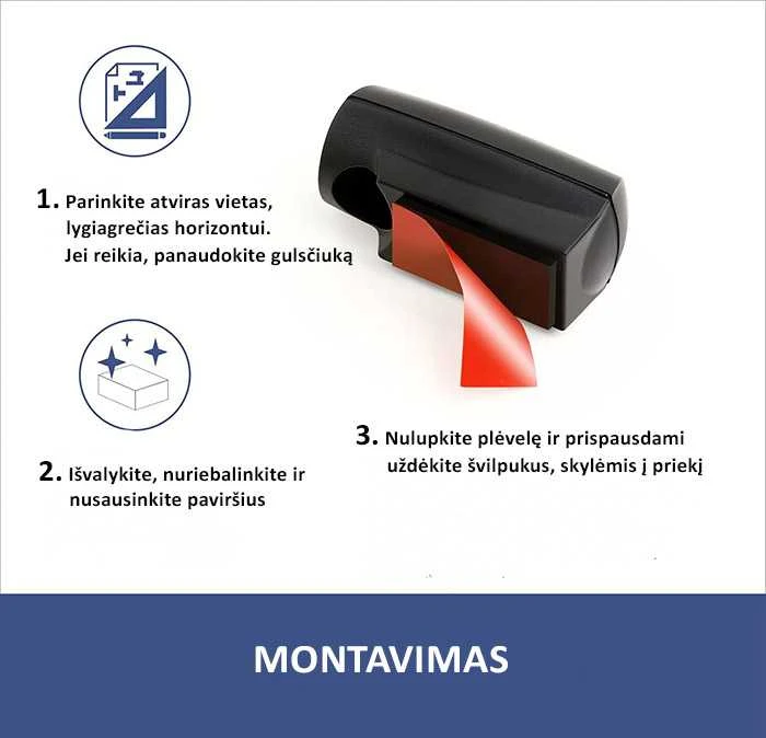 BULLE-T Ultragarsiniai švilpukai automobiliui. Laukinių gyvūnų baidymo signalizatoriai