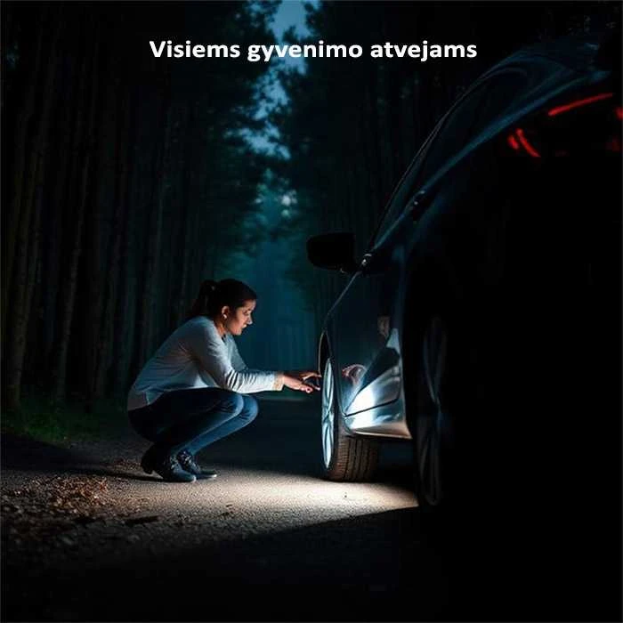 GZT LED šviestuvas Makita akumuliatoriams 18V L35 1900 Lm 15W USB2A