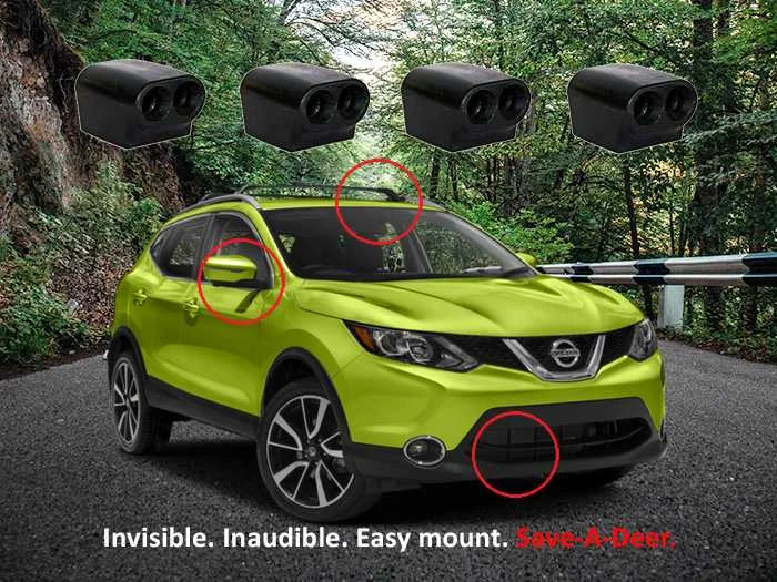 Living Ultragarsiniai švilpukai automobiliui. Laukinių gyvūnų baidymo signalizatoriai