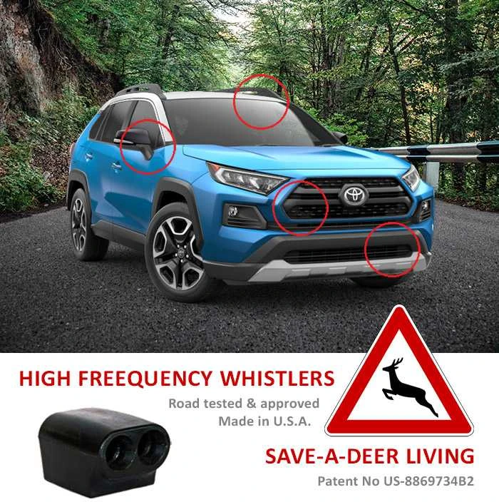 Living Ultragarsiniai švilpukai automobiliui. Laukinių gyvūnų baidymo signalizatoriai