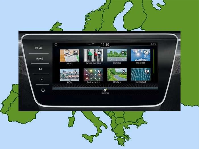 MCM Navigacijos atnaujinimo kortelė ŠKODA Columbus MIB