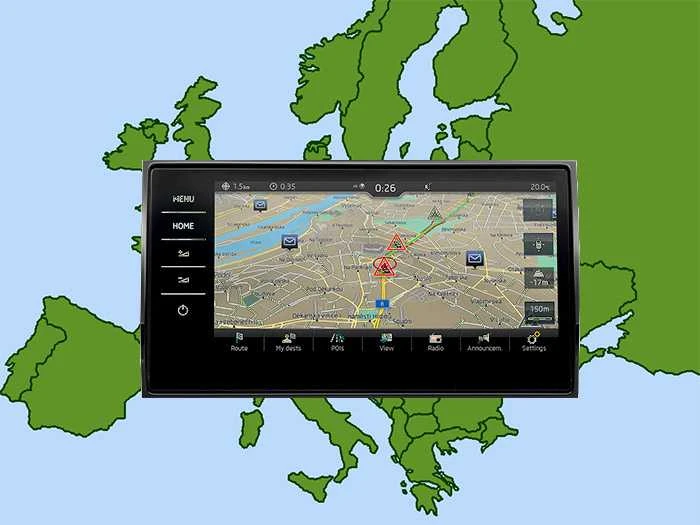 MCM Navigacijos atnaujinimo kortelė ŠKODA Columbus MIB