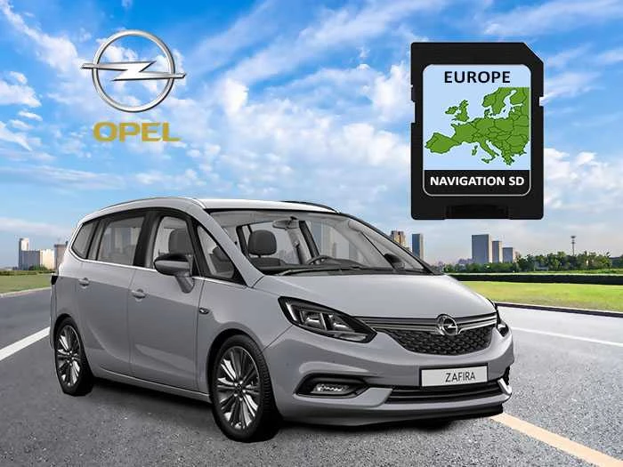 MCM Navigacijos kortelė OPEL Touch & Connect
