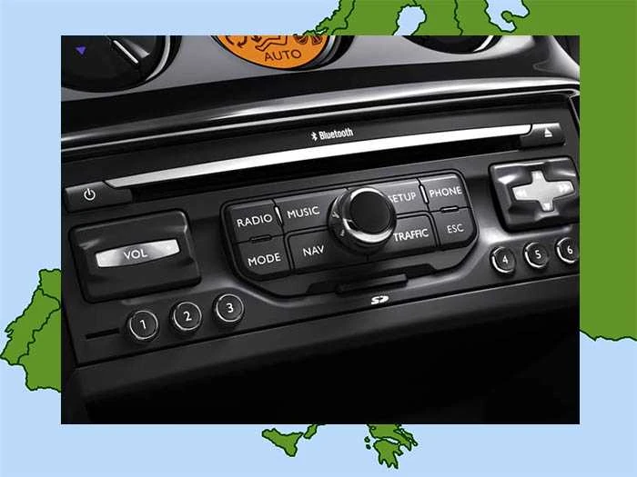 MCM Navigacijos kortelė PEUGEOT WIP Nav