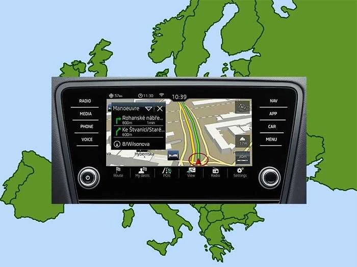 MCM Navigacijos kortelė ŠKODA Amundsen MIB2 Europe 32GB