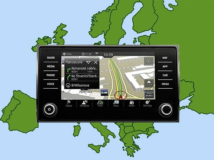 MCM Navigacijos kortelė ŠKODA Amundsen MIB2 Europe 32GB