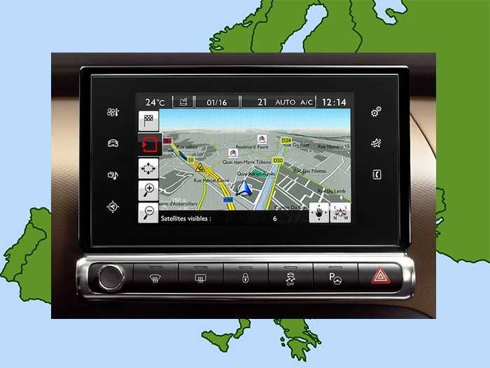 MFM Navigacijos laikmena CITROEN Touch-Screen 7"