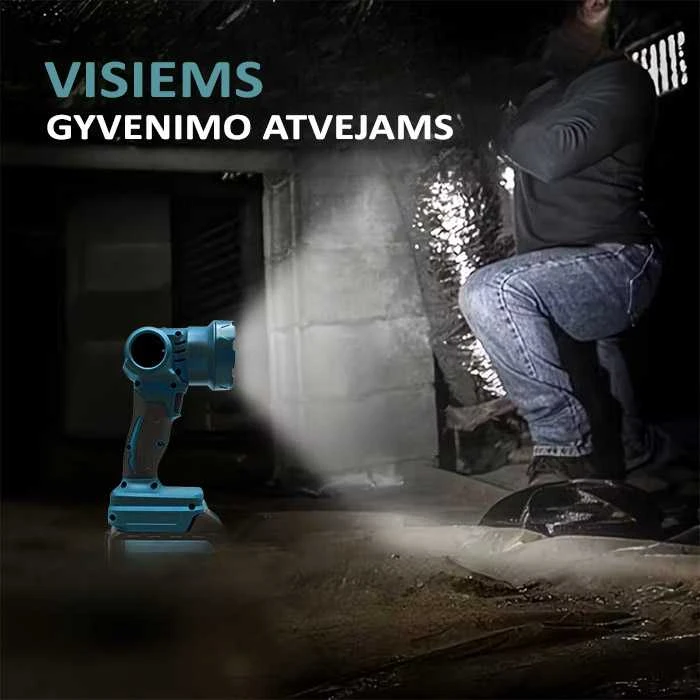 MMD LED prožektorius Makita akumuliatoriams 18V L9 480Lm 3W