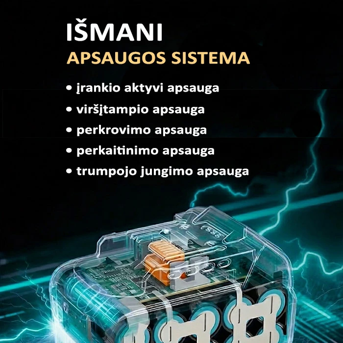 Ntt Co Akumuliatorius Makita įrankiams SMTM Li-Ion 18V 9Ah 2VNT
