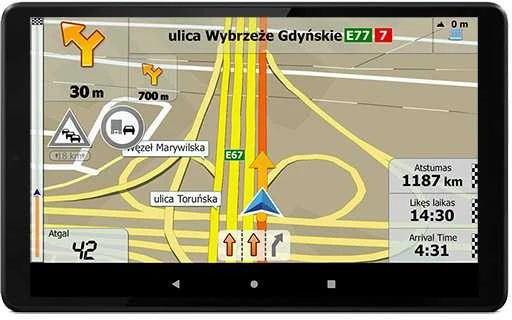 Planšetinė navigacija sunkvežimiui Lenovo TAB M9 LTE Truck IG2-64P1P