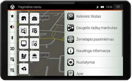 Planšetinė navigacija sunkvežimiui Lenovo TAB One WIFI Truck IG2 P1P