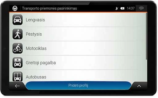 Planšetinė navigacija sunkvežimiui Lenovo TAB One WIFI Truck IG2 P1P