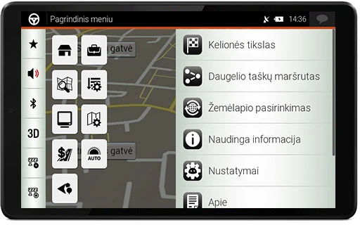Planšetinė navigacija sunkvežimiui Samsung TAB A11 LTE Truck NG2 P1P