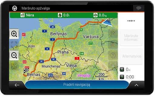 Planšetinė navigacija sunkvežimiui Samsung TAB A11 LTE Truck NG2 P1P