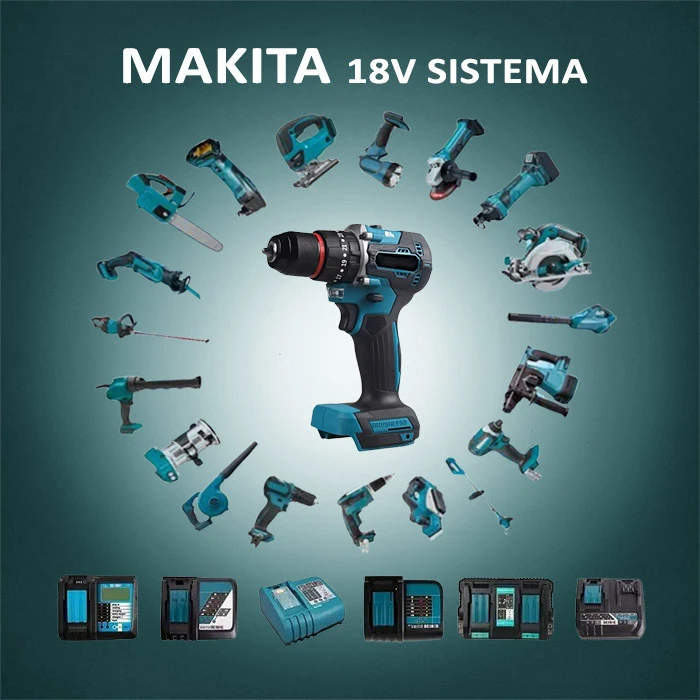 Suktuvas smūginis gręžtuvas Makita 18V akumuliatoriams MKF-0365