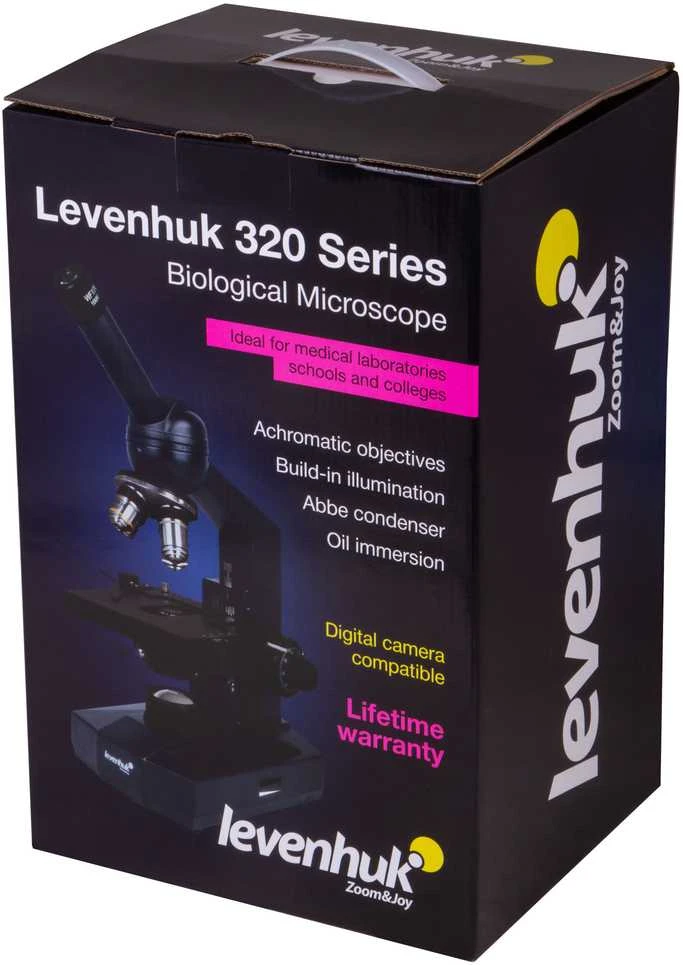 Biologinis mikroskopas Levenhuk 320 PLUS Biological Monocular Microscope
