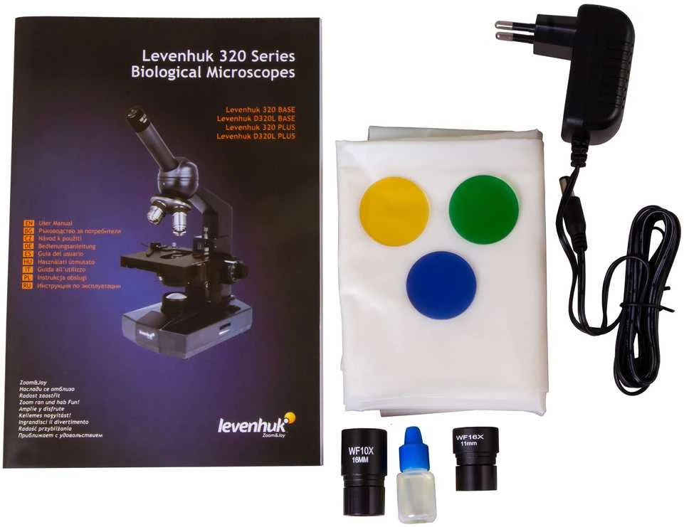Biologinis mikroskopas Levenhuk 320 PLUS Biological Monocular Microscope