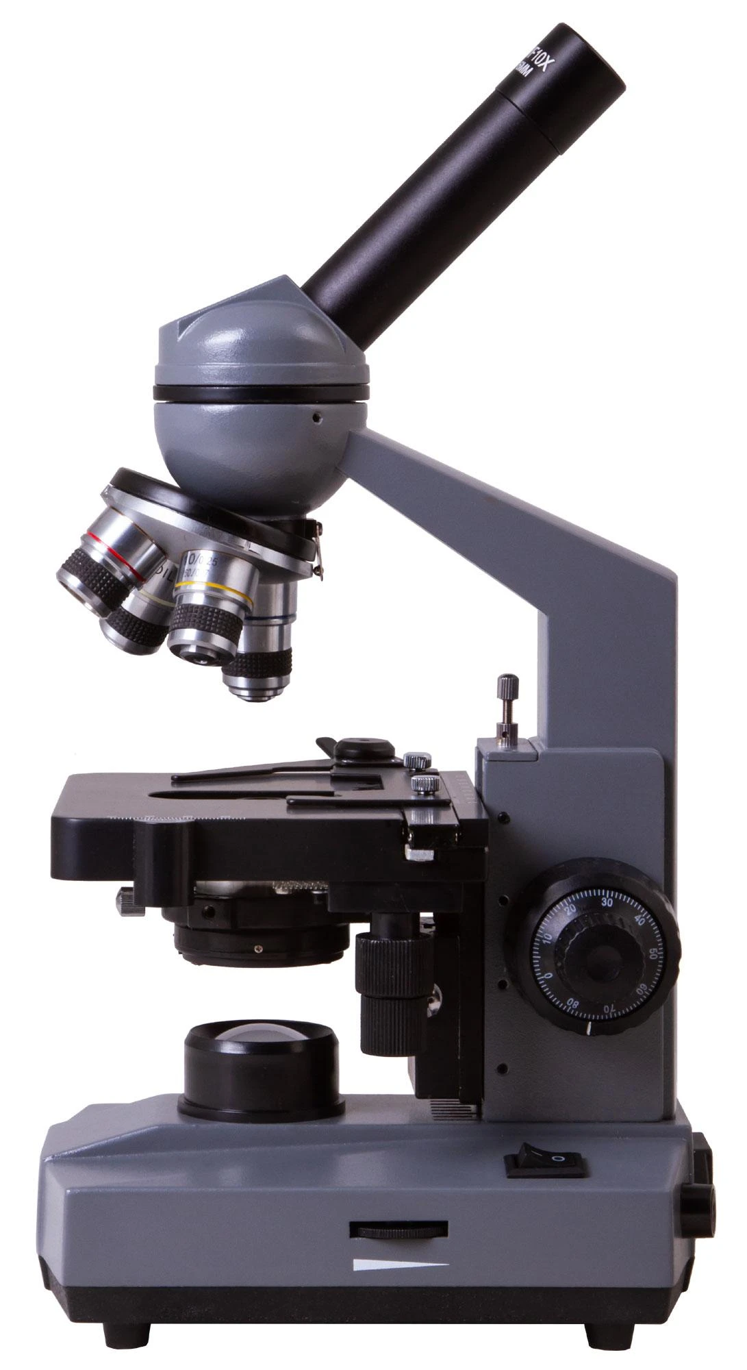 Biologinis mikroskopas su koordinuotu stumdomu staliuku Levenhuk 320 40x-1000x