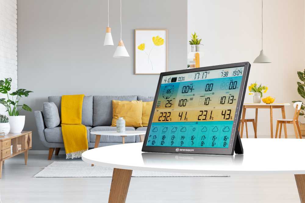 BRESSER 8 dienų 4CAST XL WIFI orų centras 7-in-1